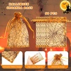 image:imageG2PLUS Christmas Drawstring Organza Bags 4x650PCS Christmas Snowflake Organza Gift Bags Green Sheer Mesh Pouches Xmas Winter Holiday Sheer Mesh Bag for Jewelry Candy GoodiesOrangeHalloween