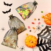 image:imageG2PLUS Christmas Drawstring Organza Bags 4x650PCS Christmas Snowflake Organza Gift Bags Green Sheer Mesh Pouches Xmas Winter Holiday Sheer Mesh Bag for Jewelry Candy GoodiesBlackHalloween