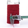 image:imageG2PLUS Christmas String  2mm 164ft White Red Cotton Twine String for Gift Wrapping Baking Packaging DIY Crafts Christmas Party DecorationsRed