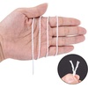 image:imageG2PLUS Christmas String  2mm 164ft White Red Cotton Twine String for Gift Wrapping Baking Packaging DIY Crafts Christmas Party DecorationsWhite