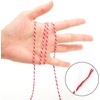 image:imageG2PLUS Christmas String  2mm 164ft White Red Cotton Twine String for Gift Wrapping Baking Packaging DIY Crafts Christmas Party DecorationsWhite Red