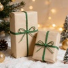 image:imageG2PLUS Christmas String  2mm 328ft Red Green White Cotton Twine String for Gift Wrapping Baking Packaging DIY Crafts Christmas Party DecorationsGreen Gold