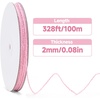 image:imageG2PLUS Christmas String  2mm 328ft Red Green White Cotton Twine String for Gift Wrapping Baking Packaging DIY Crafts Christmas Party DecorationsPink