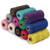 image:imageG2PLUS Christmas String 2MM 656 Feet White and Green Cotton String Gift Wrapping Twine for CraftsBlack
