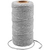 image:imageG2PLUS Christmas String 2MM 656 Feet White and Green Cotton String Gift Wrapping Twine for CraftsGray