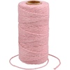 image:imageG2PLUS Christmas String 2MM 656 Feet White and Green Cotton String Gift Wrapping Twine for CraftsPink