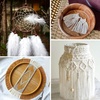 image:imageG2PLUS Christmas String 2MM 656 Feet White and Green Cotton String Gift Wrapping Twine for CraftsWhite
