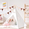 image:imageG2PLUS Cotton Fabric Bunting Banner 9Ft Green Triangle Pennant Banner Flag 12pcs DoubleSided Bunting Garland with Tassels for Birthday Nursery Baby Shower Classroom Hanging DecorKhaki