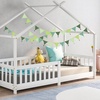 image:imageG2PLUS Cotton Fabric Bunting Banner 9Ft Green Triangle Pennant Banner Flag 12pcs DoubleSided Bunting Garland with Tassels for Birthday Nursery Baby Shower Classroom Hanging DecorGreen