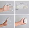 image:imageG2PLUS Disposable Finger Cots 400pcs White Latex Rubber Finger Gloves Rolled Edge Protective Covers for Electronic Repair Nail Art Tattoo Lab Use CraftingWhite