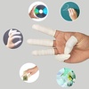 image:imageG2PLUS Disposable Finger Cots 400pcs White Latex Rubber Finger Gloves Rolled Edge Protective Covers for Electronic Repair Nail Art Tattoo Lab Use CraftingWhite