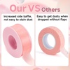 image:imageG2PLUS Eyelash Tape 2 Rolls Silicone Gel Makeup Tape 12 x 8 Yards Pink Lash Tape Micropore Eyelash Extension Tape for Lift and MakeupBaby Pink