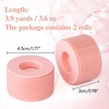 image:imageG2PLUS Eyelash Tape 2 Rolls Silicone Gel Makeup Tape 12 x 8 Yards Pink Lash Tape Micropore Eyelash Extension Tape for Lift and MakeupPink