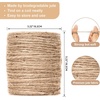 image:imageG2PLUS Garden Twine 3MM 328 Feet Natural Jute Twine String 3 Ply Green Heavy Duty Hemp Rope String for Gift Wrapping DIY Arts amp Crafts Climbing Plants Home Decor ChristmasBrown