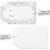 image:imageG2PLUS Gold Foil Dots Gift Tags 50 Pcs White Paper HangTags with String Metallic Gold Dots Present Tags Personalized Blank Labels for Wedding Birthday Party Favors 334216to fromSilver Dots