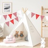 image:imageG2PLUS Green and White Gingham Fabric Bunting Banner 32Ft Cotton Burlap Triangle Garland for Xmas Wedding Dcor Birthday Picnic BBQ Golf Party amp Outdoor CelebrationsRedWhite
