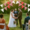 image:imageG2PLUS Green and White Gingham Fabric Bunting Banner 32Ft Cotton Burlap Triangle Garland for Xmas Wedding Dcor Birthday Picnic BBQ Golf Party amp Outdoor CelebrationsRedWhite