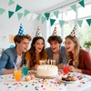 image:imageG2PLUS Green and White Gingham Fabric Bunting Banner 32Ft Cotton Burlap Triangle Garland for Xmas Wedding Dcor Birthday Picnic BBQ Golf Party amp Outdoor CelebrationsGreenWhite