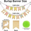image:imageG2PLUS Happy Easter Burlap Banner Prestrung Colorful Easter Bunny Garland with Pompom Ball Rustic Farmhouse Easter Bunting Banner for Home Mantel Fireplace Party amp Spring DecColorfulEaster