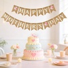 image:imageG2PLUS Happy Easter Burlap Banner Prestrung Colorful Easter Bunny Garland with Pompom Ball Rustic Farmhouse Easter Bunting Banner for Home Mantel Fireplace Party amp Spring DecPink White CarnationMothers day