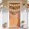 image:imageG2PLUS Happy Easter Burlap Banner Prestrung Colorful Easter Bunny Garland with Pompom Ball Rustic Farmhouse Easter Bunting Banner for Home Mantel Fireplace Party amp Spring DecPink White CarnationMothers day