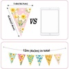 image:imageG2PLUS Hawaiian Bunting Banner 39Ft PreStrung Tropical Party Banner 4 Pack Double Sided Paper Hawaiian Floral Bunting Garland for Luau Birthday Baby Shower Summer Beach Party DecorationsYellow Narcissus