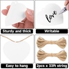 image:imageG2PLUS Heart Gift Tags with String 100PCS Heart Shaped Gift Tags 23X23 in Blank Wedding Favor Hang Tag for Gift Wrapping DIY Arts amp Crafts Valentines Mothers DayWhite