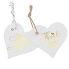 image:imageG2PLUS Heart Gift Tags with String 100PCS Heart Shaped Gift Tags 23X23 in Blank Wedding Favor Hang Tag for Gift Wrapping DIY Arts amp Crafts Valentines Mothers DayGold Thank You