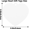 image:imageG2PLUS Heart Gift Tags with String 100PCS Heart Shaped Gift Tags 23X23 in Blank Wedding Favor Hang Tag for Gift Wrapping DIY Arts amp Crafts Valentines Mothers DayWhite