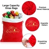 image:imageG2PLUS Large Velvet Santa Sack  30x36 Inch Red Christmas Drawstring Gift Bags for Big Presents Holiday Party Decor