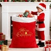 image:imageG2PLUS Large Velvet Santa Sack  30x36 Inch Red Christmas Drawstring Gift Bags for Big Presents Holiday Party Decor