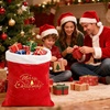 image:imageG2PLUS Large Velvet Santa Sack  30x36 Inch Red Christmas Drawstring Gift Bags for Big Presents Holiday Party Decor