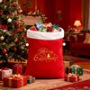 image:imageG2PLUS Large Velvet Santa Sack  30x36 Inch Red Christmas Drawstring Gift Bags for Big Presents Holiday Party Decor