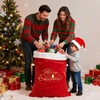 image:imageG2PLUS Large Velvet Santa Sack  30x36 Inch Red Christmas Drawstring Gift Bags for Big Presents Holiday Party Decor