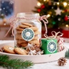 image:imageG2PLUS Merry Christmas Stickers  120 Pcs Red Gold Christmas Gift Stickers 2 Round Xams Label Sticker Cards Envelope Seals for Gift Wrapping Party FavorsChristmasWreath