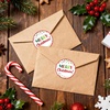 image:imageG2PLUS Merry Christmas Stickers  120 Pcs Red Gold Christmas Gift Stickers 2 Round Xams Label Sticker Cards Envelope Seals for Gift Wrapping Party FavorsChristmasDots