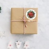 image:imageG2PLUS Merry Christmas Stickers  120 Pcs Red Gold Christmas Gift Stickers 2 Round Xams Label Sticker Cards Envelope Seals for Gift Wrapping Party FavorsChristmasLantern
