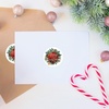 image:imageG2PLUS Merry Christmas Stickers  120 Pcs Red Gold Christmas Gift Stickers 2 Round Xams Label Sticker Cards Envelope Seals for Gift Wrapping Party FavorsChristmasLantern