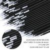 image:imageG2PLUS Micro Cotton Swabs 200pcs Disposable Micro Applicator Microswabs for Eyelash Extensions Micro Applicator Brush Cleaning Tool for Lashes Dental Nails Eyeliner and Personal Care PinkBlack