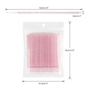 image:imageG2PLUS Micro Swabs  100pcs Cotton Swabs for Makeup Black Disposable Applicators Brush for Nails Eyeliner and Lash Tech SuppliesCrystal Pink
