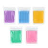 image:imageG2PLUS Micro Swabs  100pcs Cotton Swabs for Makeup Black Disposable Applicators Brush for Nails Eyeliner and Lash Tech SuppliesMulticolored