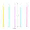 image:imageG2PLUS Micro Swabs  100pcs Cotton Swabs for Makeup Black Disposable Applicators Brush for Nails Eyeliner and Lash Tech SuppliesMulticolored
