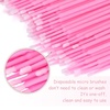 image:imageG2PLUS Micro Swabs  100pcs Cotton Swabs for Makeup Black Disposable Applicators Brush for Nails Eyeliner and Lash Tech SuppliesPink100pcs