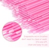 image:imageG2PLUS Micro Swabs  100pcs Cotton Swabs for Makeup Black Disposable Applicators Brush for Nails Eyeliner and Lash Tech SuppliesPink500pcs