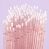 image:imageG2PLUS Micro Swabs  100pcs Cotton Swabs for Makeup Purple Disposable Applicators Brush for Nails Eyeliner and Lash Tech SuppliesCrystal Pink