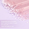 image:imageG2PLUS Micro Swabs  100pcs Cotton Swabs for Makeup Purple Disposable Applicators Brush for Nails Eyeliner and Lash Tech SuppliesCrystal Pink