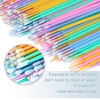 image:imageG2PLUS Micro Swabs  100pcs Cotton Swabs for Makeup Purple Disposable Applicators Brush for Nails Eyeliner and Lash Tech SuppliesMulticolored