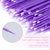 image:imageG2PLUS Micro Swabs  100pcs Cotton Swabs for Makeup Purple Disposable Applicators Brush for Nails Eyeliner and Lash Tech SuppliesPurple100pcs