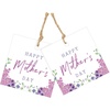 image:imageG2PLUS Mothers Day Gift Tags  50Pcs Happy Mothers Day Tags with String Pink Tuilp Bouquet Gift Tags Hanging Labels for Gift Wrapping Moms Birthday Party FavorsPurple Mothers Day