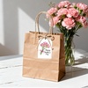 image:imageG2PLUS Mothers Day Gift Tags  50Pcs Happy Mothers Day Tags with String Pink Tuilp Bouquet Gift Tags Hanging Labels for Gift Wrapping Moms Birthday Party FavorsHappy Mothers  Carnation
